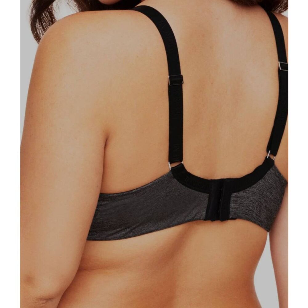 Adore Me Underwire Full Bra Lightly Padded Size 40DDD Black and Gray - Picture 2 of 10